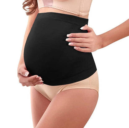 MommySafe Pregnancy Belly Support Band - RF-EMF Shielding Maternity Belly Band, Pregnancy Must Haves (Medium, Black) - size: Medium