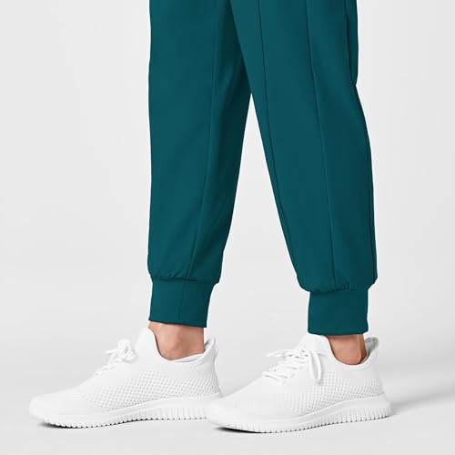 Wink W123 Maternity Jogger Scrub Pant - color: Caribbean Blue, size: X-Small