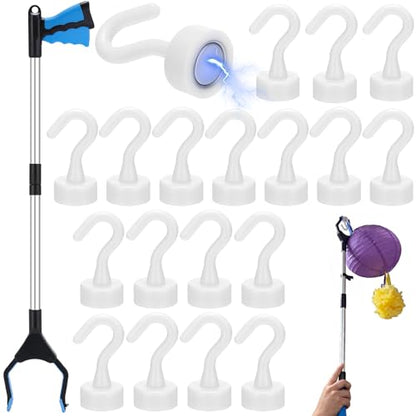 20 Pack Classroom Magnetic Drop Ceiling Hooks