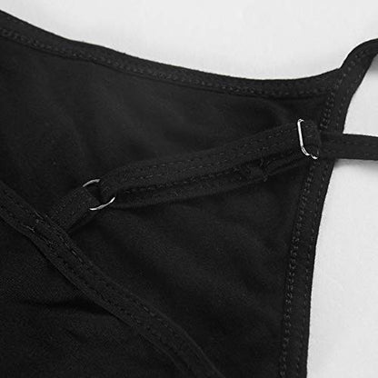 PRIMODA Women's Summer Casual Sleeveless V Neck Adjustable Spaghetti Strap Maxi Long Dress - color: Black, size: Medium