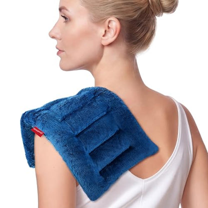 Comfytemp Small Microwavable Moist Heating Pad for Back and Neck, 8" x 16" - size: 8"x16"