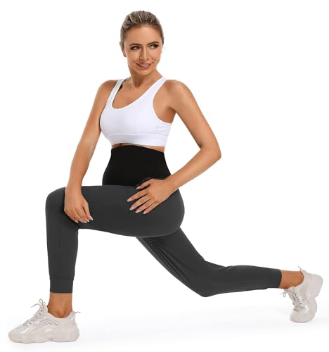 Foucome Women's Maternity Joggers Quick Dry Pregnancy Scrub Pants - color: Grey, size: Small