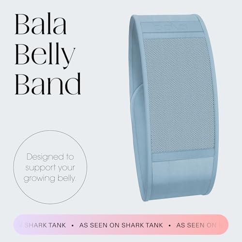 Bala Belly Bands for Pregnant Women, Breathable Mesh Maternity Belt - color: Sea