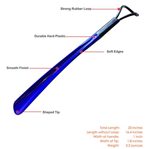 Ginkgo Shoe Horn Long Handled Shoehorn