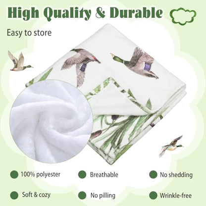 Preboun Mallard Duck Baby Monthly Milestone Blanket 40"x60", Felt Marker