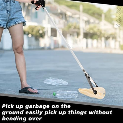 Sabary 5 Pack Suction Cup Grabber Reacher Tool Trash Picker,Black,43inch - color: Black, size: 43 Inch