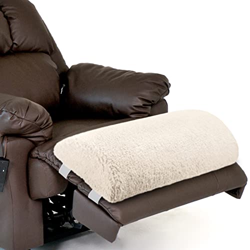 Wesiti Recliner Leg Rest Cushion Footrest Pillow Elevate Feet, Beige - color: Beige