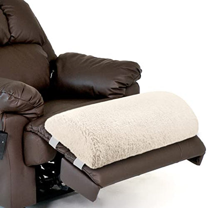 Wesiti Recliner Leg Rest Cushion Footrest Pillow Elevate Feet, Beige - color: Beige