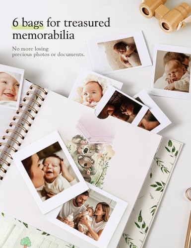 Baby Book Keepsake for Baby Gift,Baby Memory Book Scrapbook - color: bear
