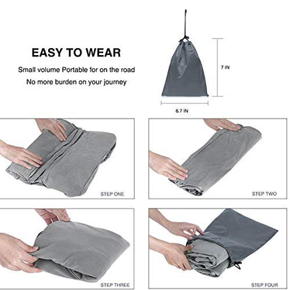 Inflatable Foot Rest Pillow Airplane Travel Kids Grey (1 Pack) - color: Gray