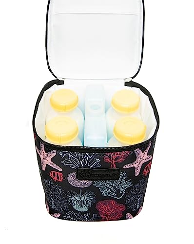 Sarah Wells Cold Gold Breastmilk Cooler with Ice Pack (Ocean) - color: Ocean