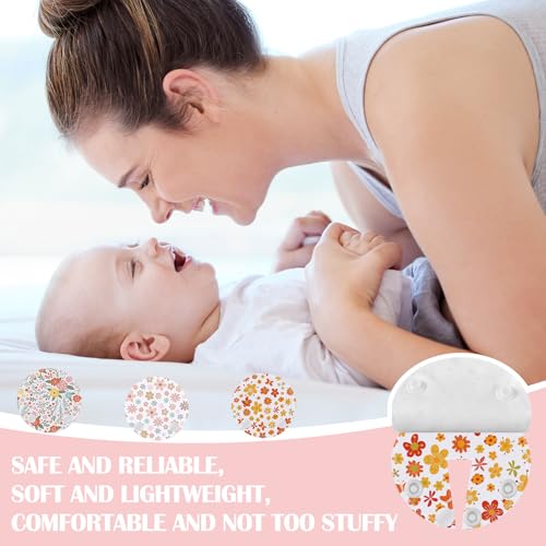 Breling 18 Pack G Tube Button Covers for Kids, Gtube Pads, Flower