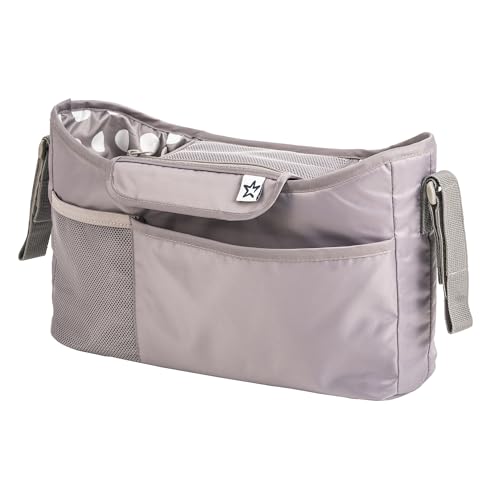 Tiny Twinkle Universal Stroller Organizer with Adjustable Strap - Waterproof Stroller Caddy Fits Baby Jogger, Nuna, Graco, Doona and Bugaboo Strollers (Luna - color: Luna, size: CLassic