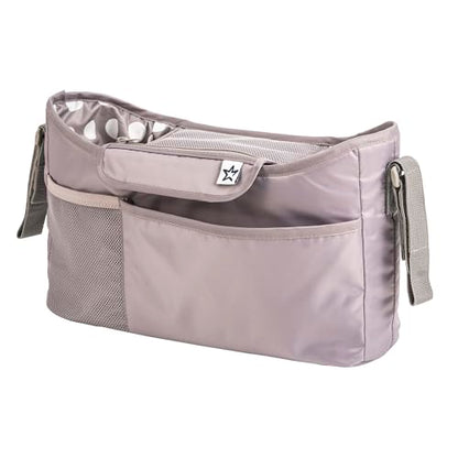 Tiny Twinkle Universal Stroller Organizer with Adjustable Strap - Waterproof Stroller Caddy Fits Baby Jogger, Nuna, Graco, Doona and Bugaboo Strollers (Luna - color: Luna, size: CLassic