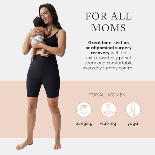 Ingrid & Isabel Basics Postpartum Active Shorts - color: Black, size: Small