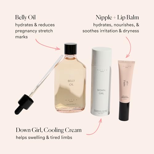 HATCH The Growing & Glowing Gift Set, Pregnancy & Postpartum Trio