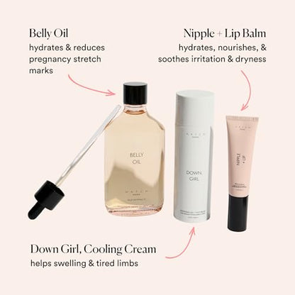 HATCH The Growing & Glowing Gift Set, Pregnancy & Postpartum Trio