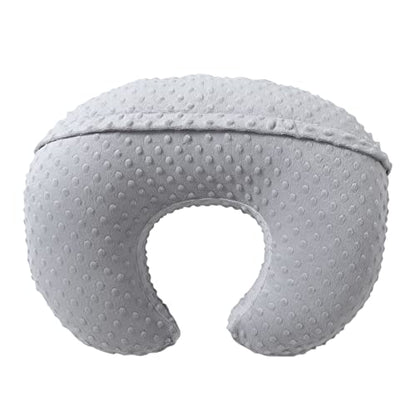 Nursing Pillow and Body Positioner with Premium Slipcover - color: Glacier Gray