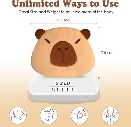 SuzziPad Capybara Microwavable Hand Muff for Muscle Tension and Cold Day - style: Capybara