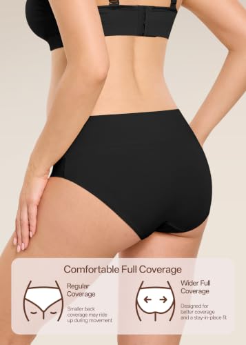 Angelhood Cotton Maternity Underwear for Women Foldable Pregnancy Panties - color: Multicoloured E, size: X-Large