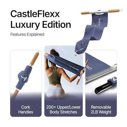 CastleFlexx Mobility and Full Body Strengthening Device - color: Dark Blue, size: X-Large 6'3 - 6'9