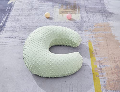 Nursing Pillow and Body Positioner with Premium Slipcover - color: Bay Green
