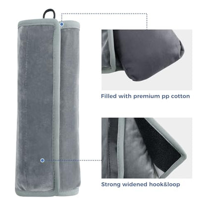 COOLBEBE Seat Belt Pillow for Kids, Grey - color: Grey, size: Large (Pack of 1)
