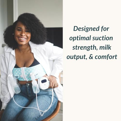 Ameda MYA Joy Portable Double Electric Breast Pump | Hospital Grade - color: White With No Tote