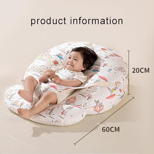 Baby Feeding Pillow Portable Nursing Pillow for Breastfeeding Newborn - color: White