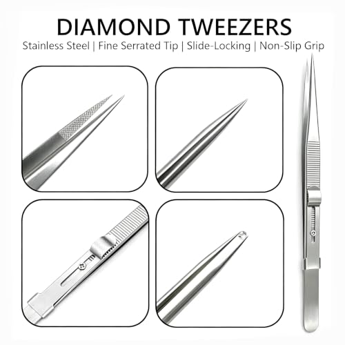 Bedazzling Tools Pen Kit Diamond Painting Wax Pencil Rhinestone Picker Tool - color: Pink