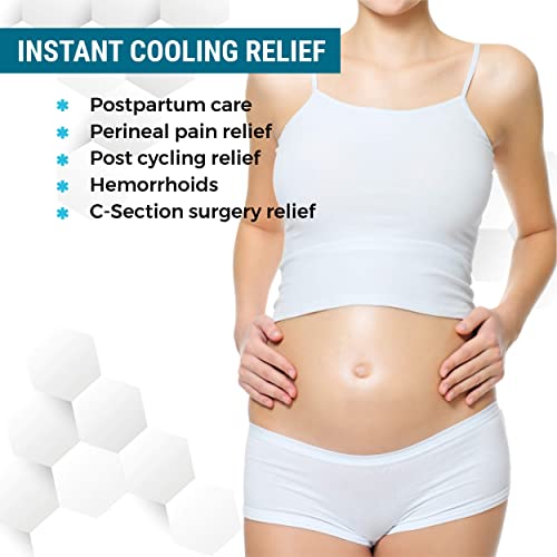 ICEWRAPS Instant Perineal Cold Pack and 4x10 Reusable Perineal Gel Ice Packs Bundle - Cold Pack for First Aid, Breastfeeding, Mastitis, Postpartum, Hemorrhoid, and Perineal Injuries