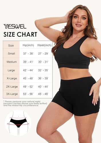 YESWEL Overnight Period Shorts for Women Leak-proof Heavy Flow Postpartum - size: Large