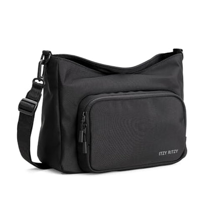 Itzy Ritzy Belong Cargo Caddy Stroller Organizer & Crossbody Bag (Black) - color: Black
