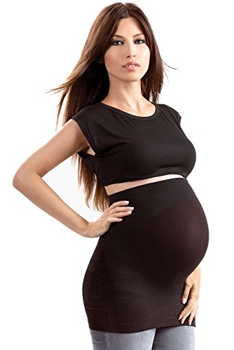BLANQI Womens Maternity Belly Band for Pregnancy, Black-S-M - color: Black, size: Small / Medium