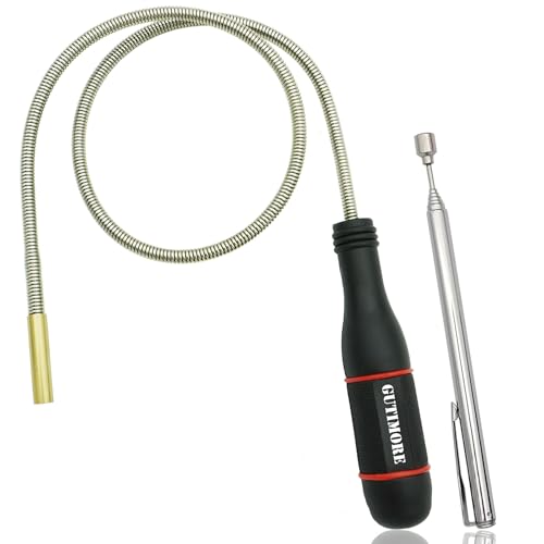 GUTIMORE Flexible Magnetic Snake Pickup, 25" Long Bendable 2LB Magnet Tool - style: Flexible 1pc