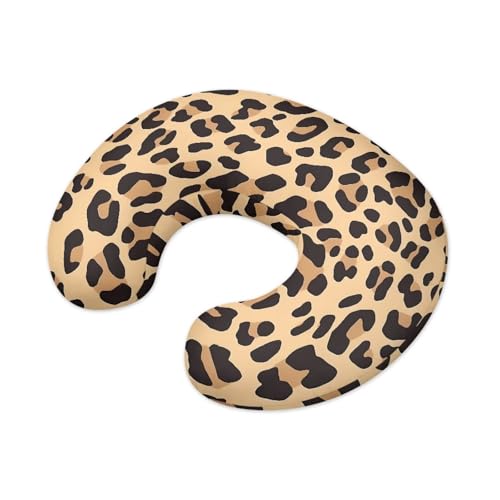 Replacement Leopard Pattern Nursing Pillow Covers for Mon Newborn 0-12 Months Baby Boy/Girl Nursing Pillow Cover U-Shaped Breastfeeding Pillow Case - color: Leopard Pattern, size: 2 packs