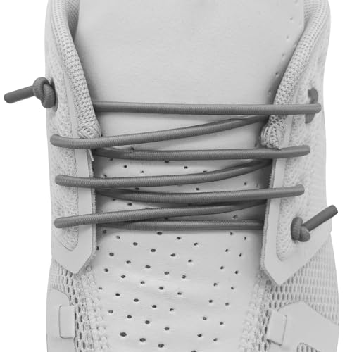 Elastic Shoe Laces for On Cloud 5, 6 Replacement Strings - color: Dark Grey, size: 34in (85cm)