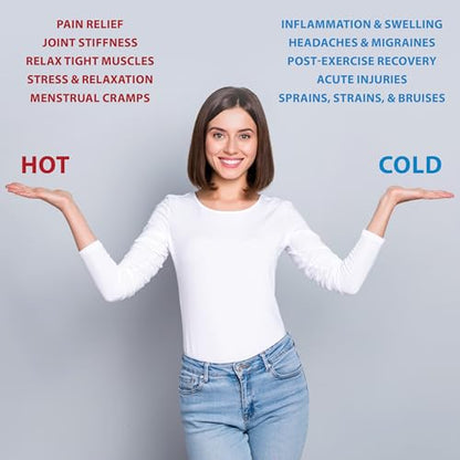 Reusable Hot & Cold Therapy Pack for Knee Back & Shoulder Pain-Trisectional - size: Tri-Sectional - 11 x 15 Inch