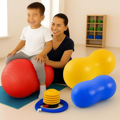 Jexine Peanut Ball for Kids Therapy Pregnancy - color: Rainbow Color