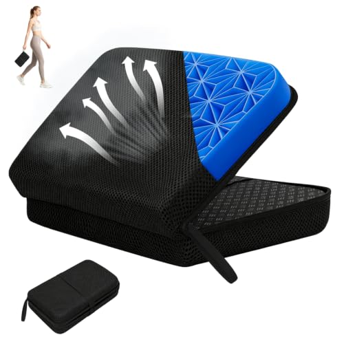 Honeycomb Gel Foldable Portable Seat Cushion for Airplane Travel Stadium