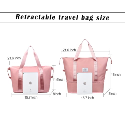 Duffle Bag for Travel, Tote Handbag Green - color: Green