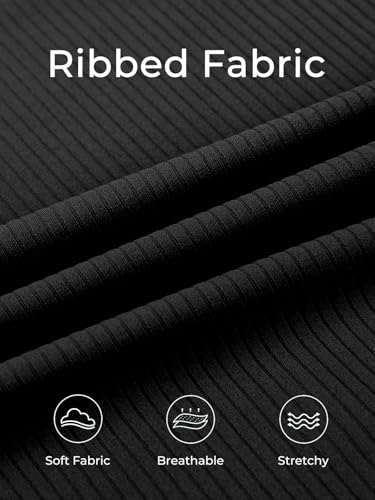 Summer Mae Ribbed Maternity Bikini Swimsuit Two-Piece Crop Top Bathing Suit - color: Black, size: 14
