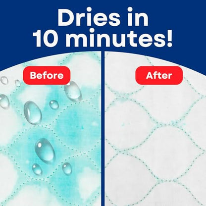 RMS Ultra Soft 4-Layer Washable and Reusable Incontinence Bed Pad, 34"x36" - size: 34 x 36 Inch
