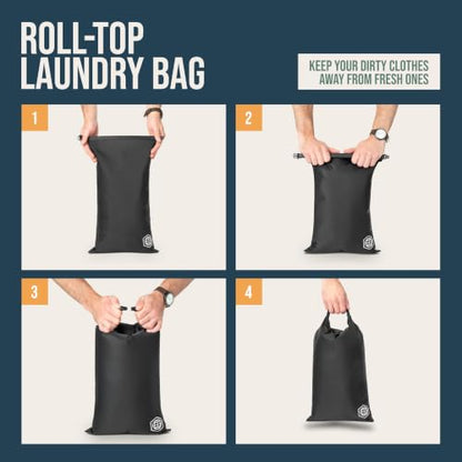 TRIPPED Travel Gear Compression Packing Cubes for Carry-On Travel 6-Pack - color: Black, size: 6 Piece
