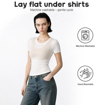 Chest Binder FTM,Moderate Compression Pullover Binder Bra for Women - color: Nude, size: 3X-Large