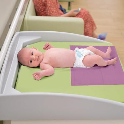 Threlaco 100 pcs 17"x13" Super Absorbency Disposable Changing Pad, Purple - color: Purple