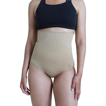 Ingrid & Isabel Basics - Postpartum Compression Underwear for Recovery - color: Nude, size: Large