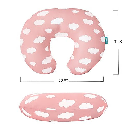 Biloban Nursing Pillow Cover 2 Pack for Boppy Pillow, Pink Cloud & Arrow - color: Pink Cloud & Arrow
