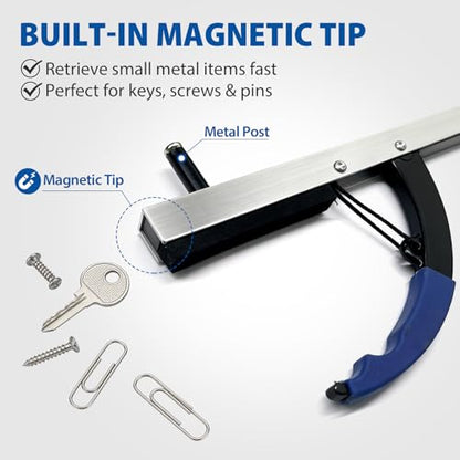 Blue Jay 26" Ergonomic Handle Reacher Grabber,Grippers for Seniors - size: 26in - 1 Pack