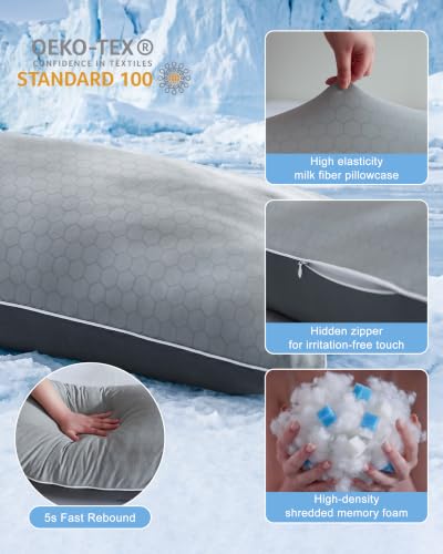 YZ HOME Cooling Body Pillow for Adults,Cold Touch Fabric(Dark Grey,20"x54") - color: Dark Grey
